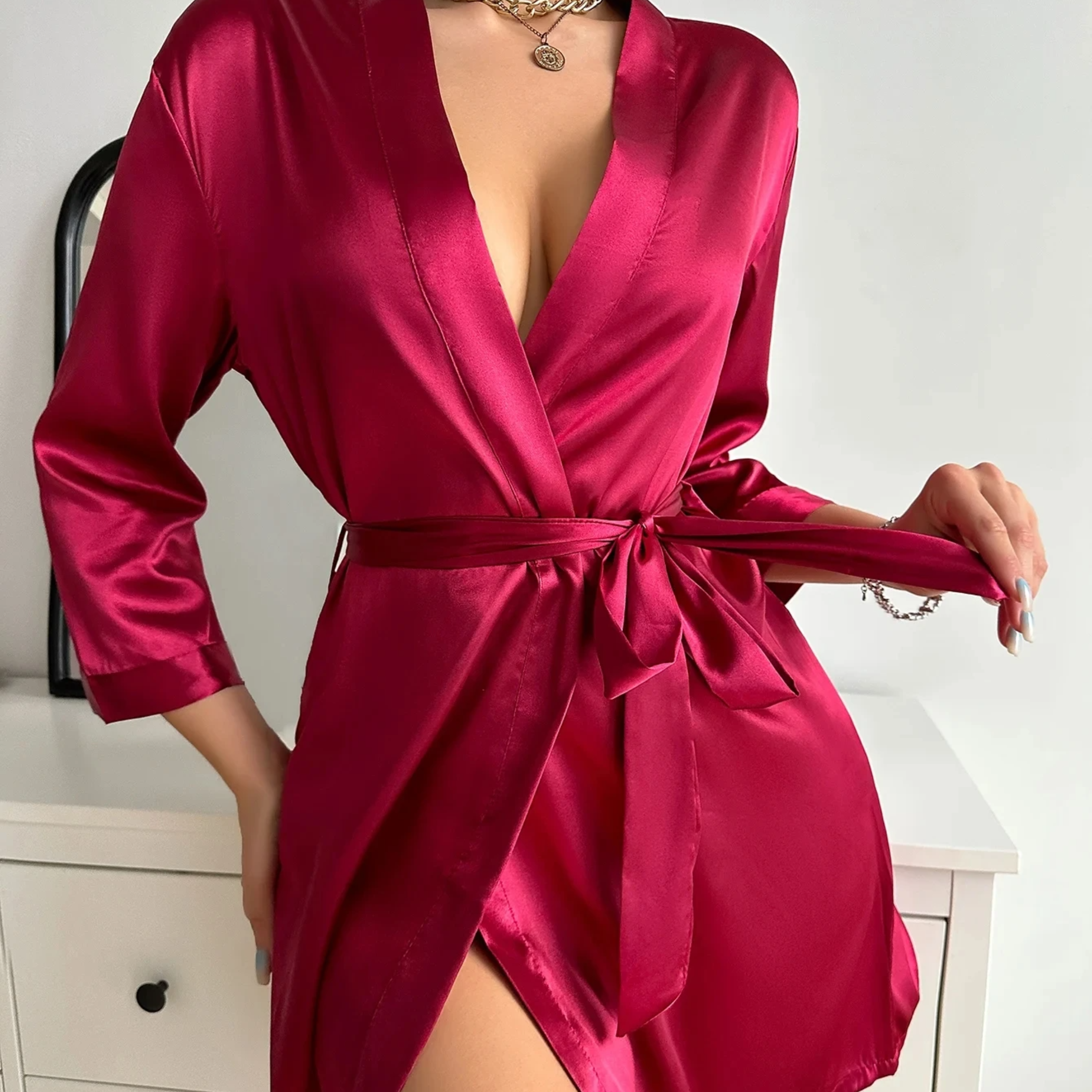 Long Sleeve Luxury Night Robe