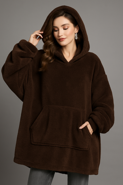 Super Soft Oversized Fleece Hoodie Lounge Wear