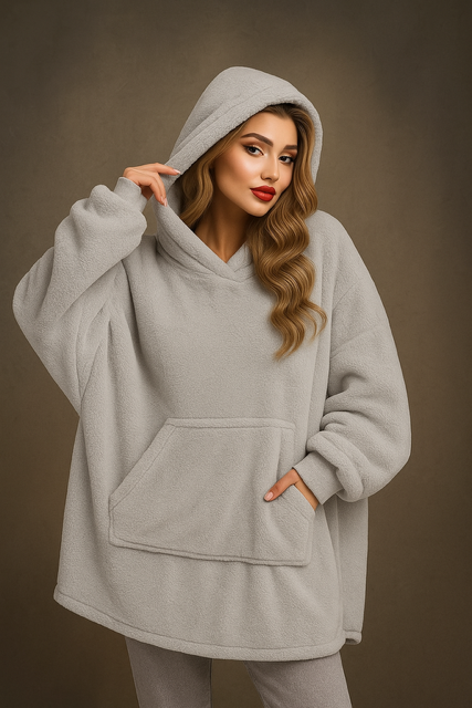 Super Soft Oversized Fleece Hoodie Lounge Wear