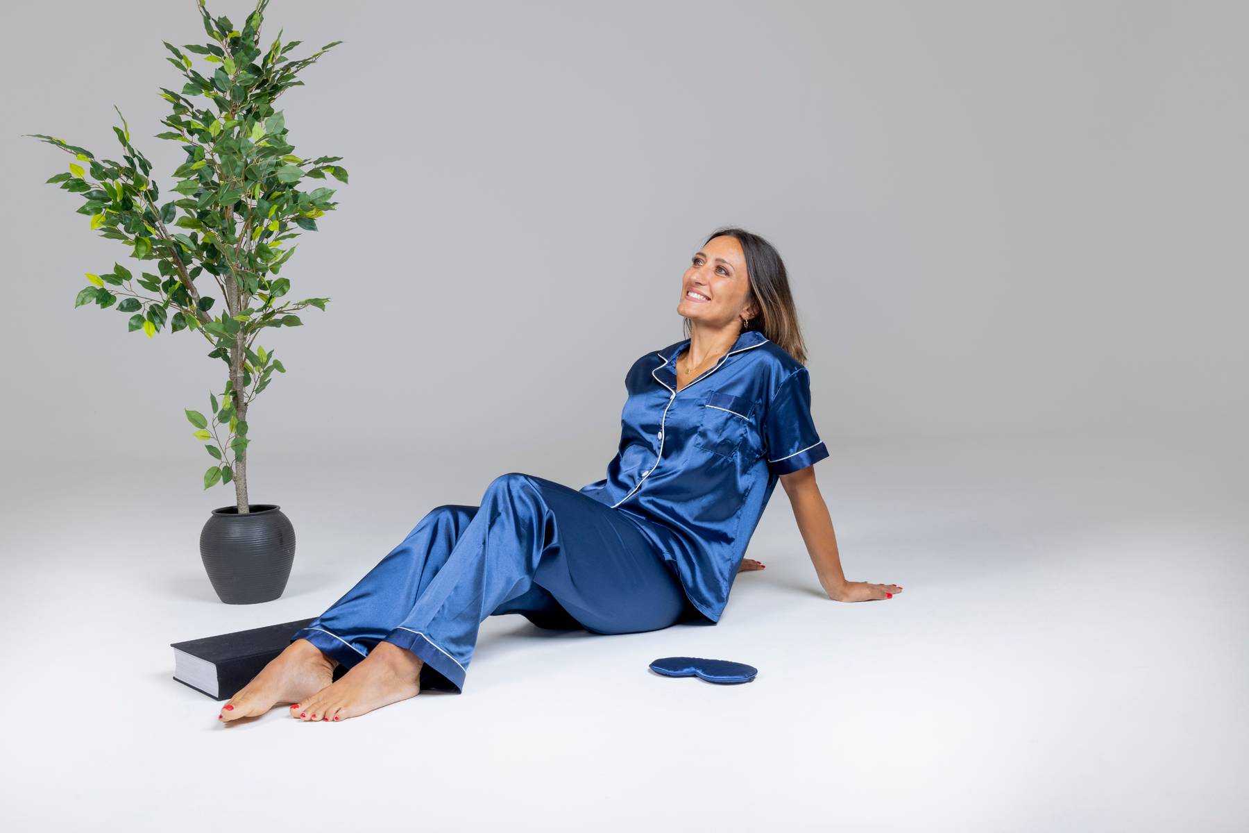 Women's Pyjamas Set Satin Loungewear