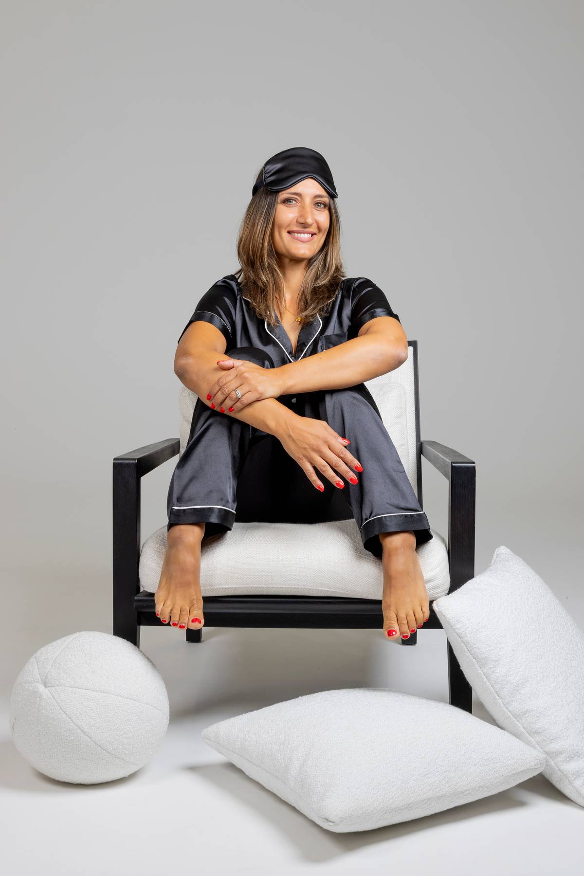 Women's Pyjamas Set Satin Loungewear