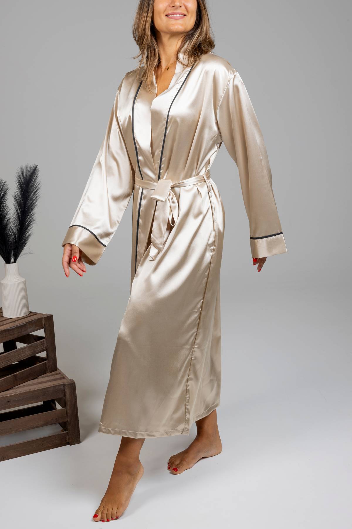 Long Sleeve Luxury Night Robe