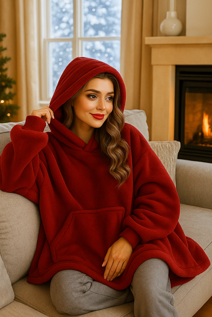 Super Soft Oversized Fleece Hoodie Lounge Wear