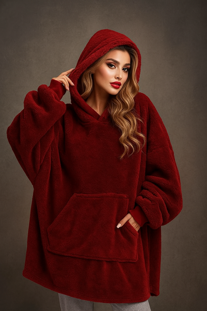 Super Soft Oversized Fleece Hoodie Lounge Wear