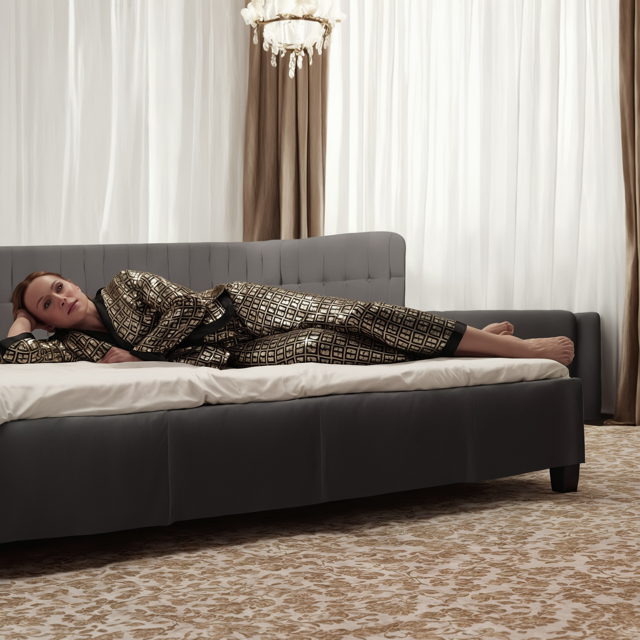 Faux Silk  Long Sleeve Pyjamas Set